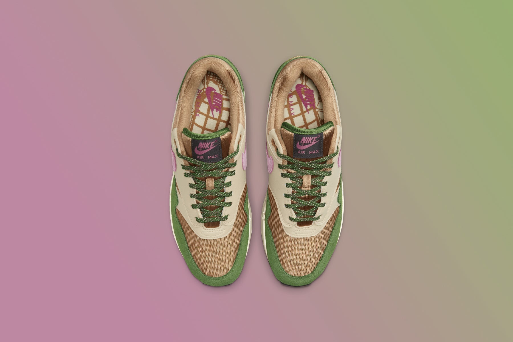 Air Max 1 NH - Treeline/Light Bordeaux/Dark Driftwood