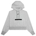 Sportswear Women's Tech Fleece Oversized Crop Hoodie - Dark Grey Heather/Black