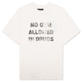 No Gym Allowed Boxy T-Shirt - Egg White