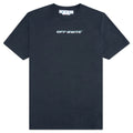 Between Arrow Over S/S Tee - Outerspace/White