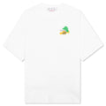 Brush Arr Over S/S Tee - White/Multi