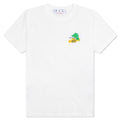 Brush Arr Slim S/S Tee - White/Multi