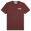 Carlos Arrow Slim S/S Tee - Barolo/Light Grey