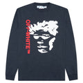 Face Arrow Skate L/S Tee - Outerspace/White