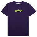 Opposite Arr Slim S/S Tee - Purple/Lime
