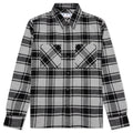 Outline Arr Flannel Shirt - Melange Grey