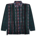Over Dyed Ribbon Wide Shirt - Green