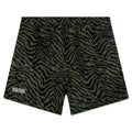 Breaker Fuzzy Stripe Shorts - Green