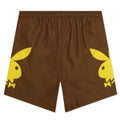 PLEASURES x Playboy Collide Short - Brown