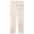 Special Printed Denim Pant - Natural
