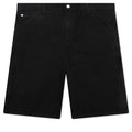 Frayed Script Painter Shorts - Black