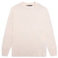 Classic Logo Over L/S Tee - Butter/White