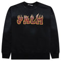 Logo Flames Vintage Crewneck - Black/Red