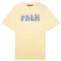 Logo Flames Vintage Tee - White/Purple