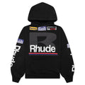 Petrol Patch Hoodie - Vintage Black