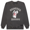 Pigment Dyed Sweat Shirt L/S - Black