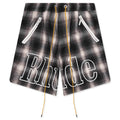 Plaid Logo Short - Black/Grey