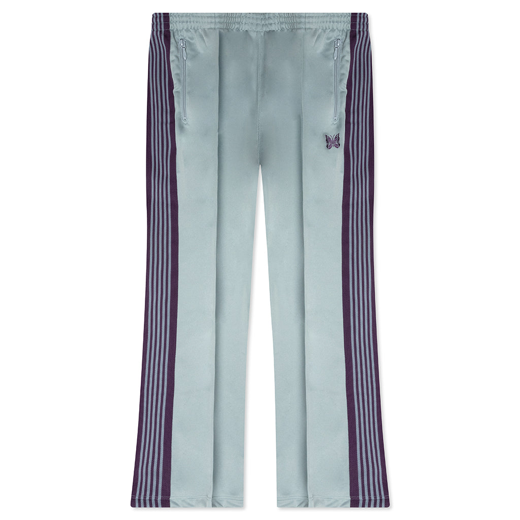 Poly Smooth Boot-Cut Track Pant - Sax