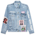 Portrait Denim Jacket - Multi