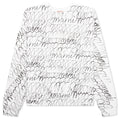 Scribble Printed Sweatshirt - Natural White