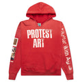 Protest Art Hoodie - Red