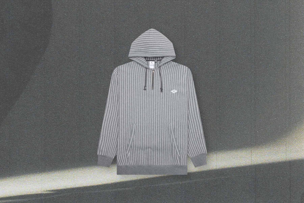 Puma x Nanamica Striped Hoodie - Grey