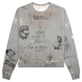Pumping Iron Crewneck Sweatshirt - Heather Grey