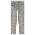 Purple Denim P001 - Holographic Earth Jacquard Monogram