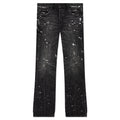 Purple Denim P004 - Super Faded Black Boot