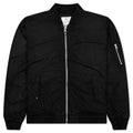 Quilted Bomber Waxed - Black