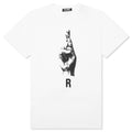 Hand Sign Print T-Shirt - White