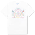 Rainbow Crayon Temple Jersey - White