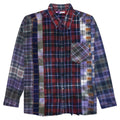 Rebuild 7 Cut Flannel Shirt  - Multi/ Tie Dye