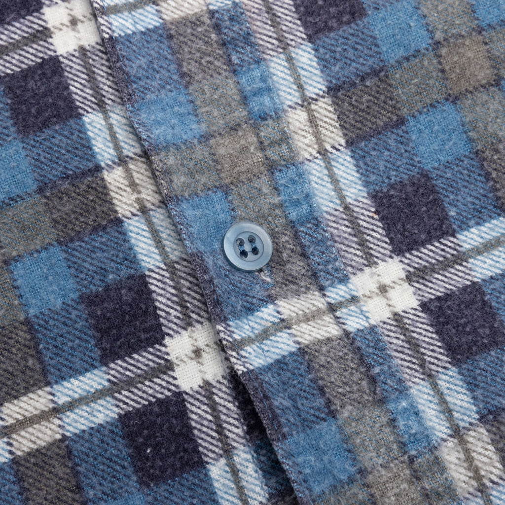 Rebuild by Flannel Shirt 7 Cuts Shirt - Navy/Blue