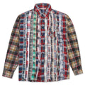 Rebuild Wide Flannel Ribbon Shirt - Red/Blue