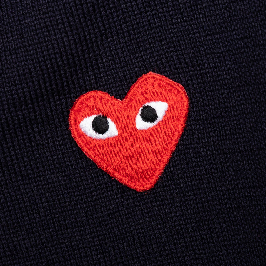 Red Emblem S/S Polo Neck - Navy