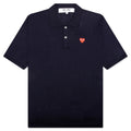 Red Emblem S/S Polo Neck - Navy