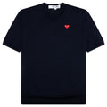Red Emblem S/S V Neck Sweater - Navy