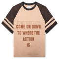 Action S/S Raglan - Khaki/Black