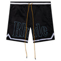 Rhude Logo Basketball Swim Shorts - Black/White