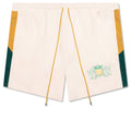 Tan Whinston Crest Short - Creme/Multi