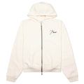 Zip Up Hoodie - Vintage White