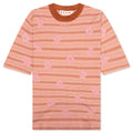 Striped Floral T-Shirt - Pink Gummy
