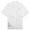 Flowers Poplin Shirt - White