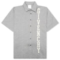 Fleece College Shirt - Light Grey Melange