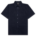 Short Sleeve Shirt with Pocket - Night Blue