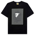 STA Houndstooth Ape Head Tee - Black/Black