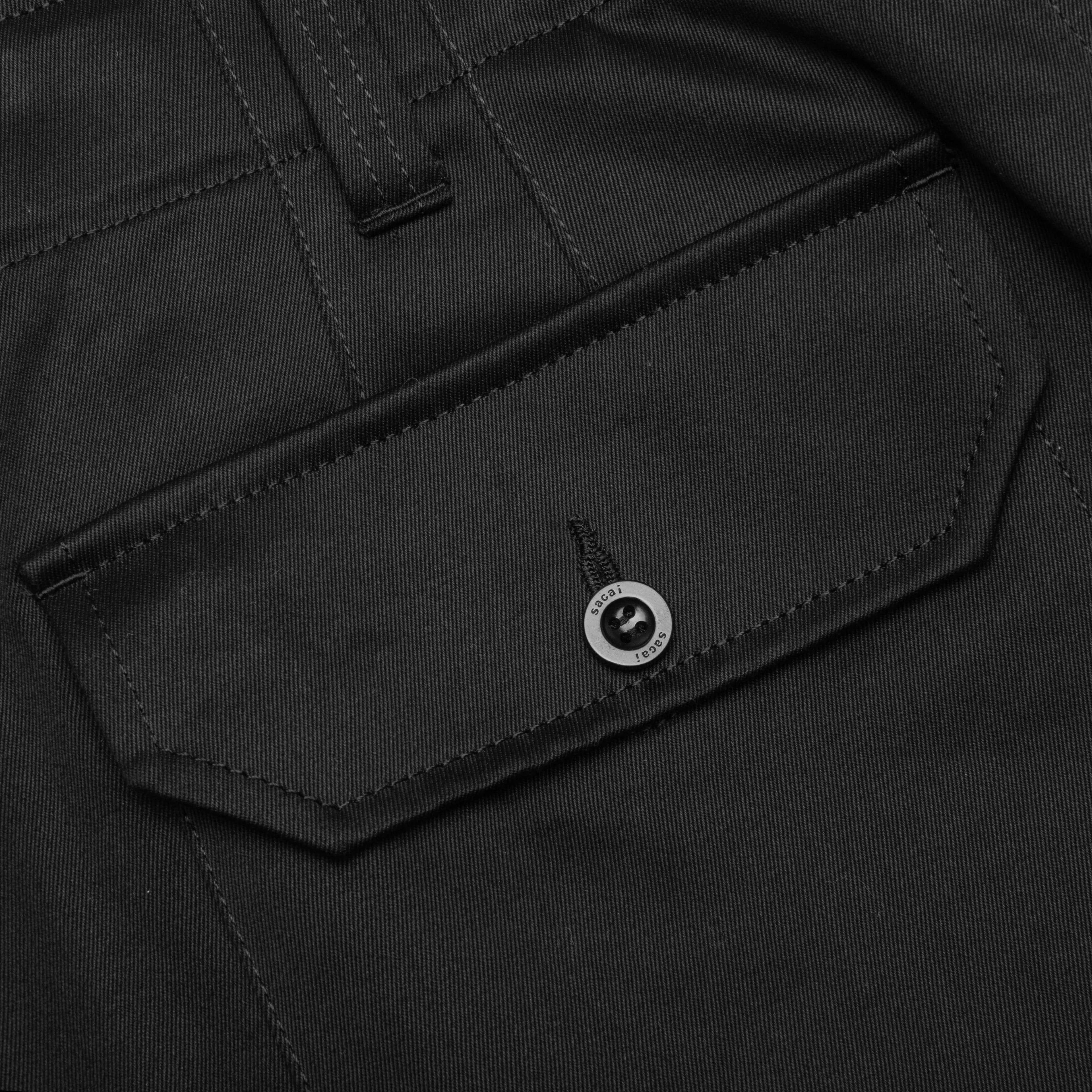 Cotton Chino Pants - Black