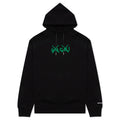Sacai x Kaws Flock Print Hoodie - Black/Green