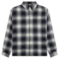 Saint Michael x Lastman Mx6 Checkered L/S Buttonup Shirt - Navy
